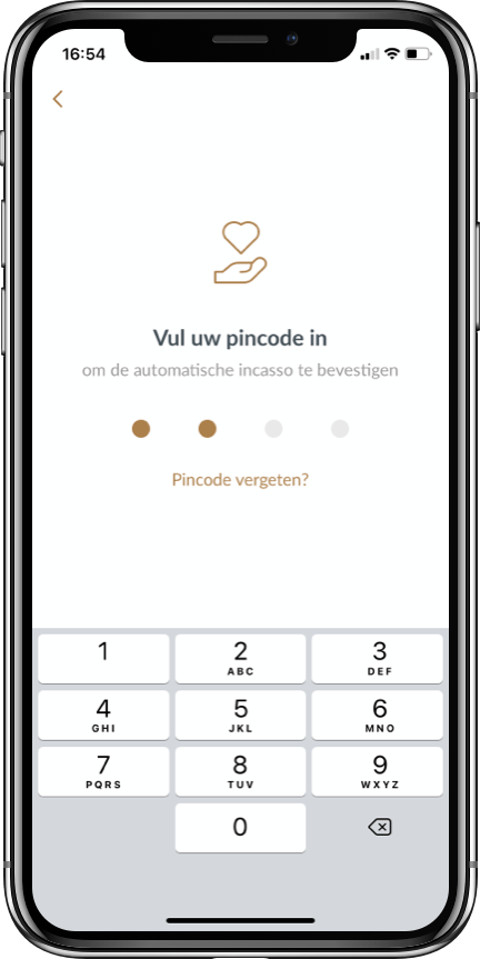 Gift geven in kerk app