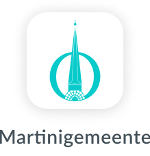 Logo kerk app Martinikerk in Voorburg