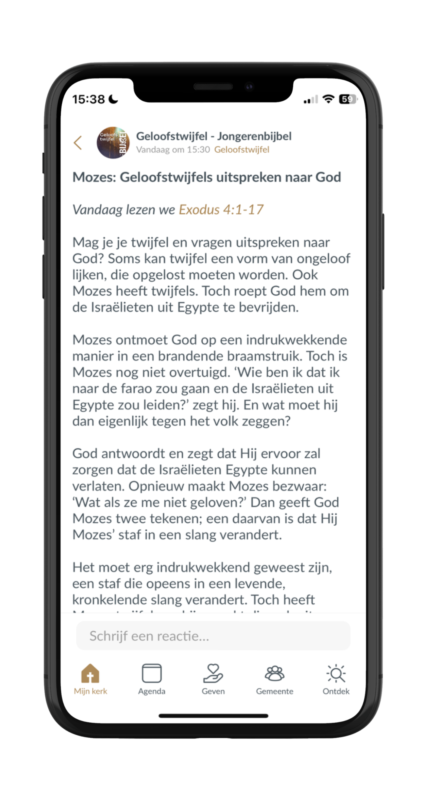 kerk app foto