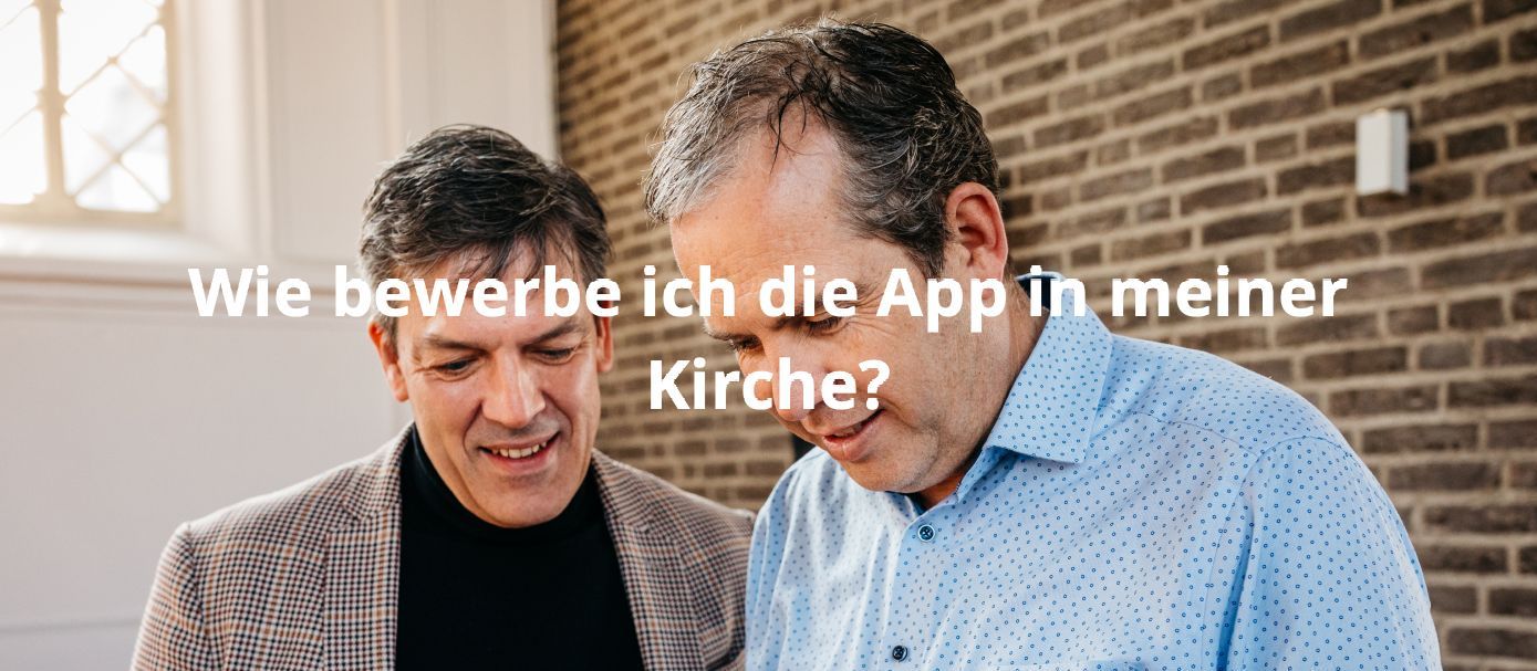 Wie promote ich die Kirchen-App?