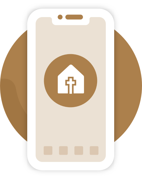 Mijn Kerk kerk app home symbool logo