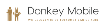 Logo donkey mobile kerk app