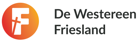 Een logo voor de westeren friesland met een kruis in een cirkel.