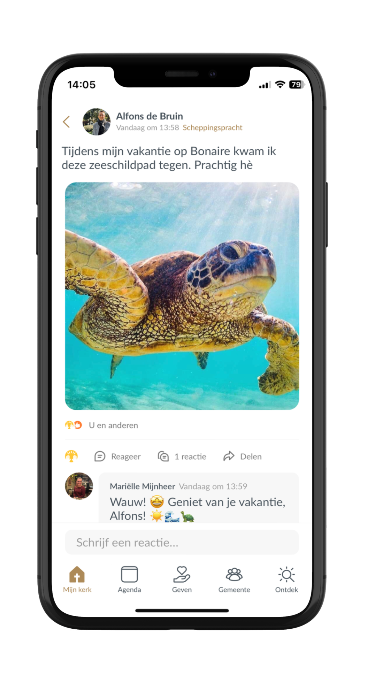 kerk app foto