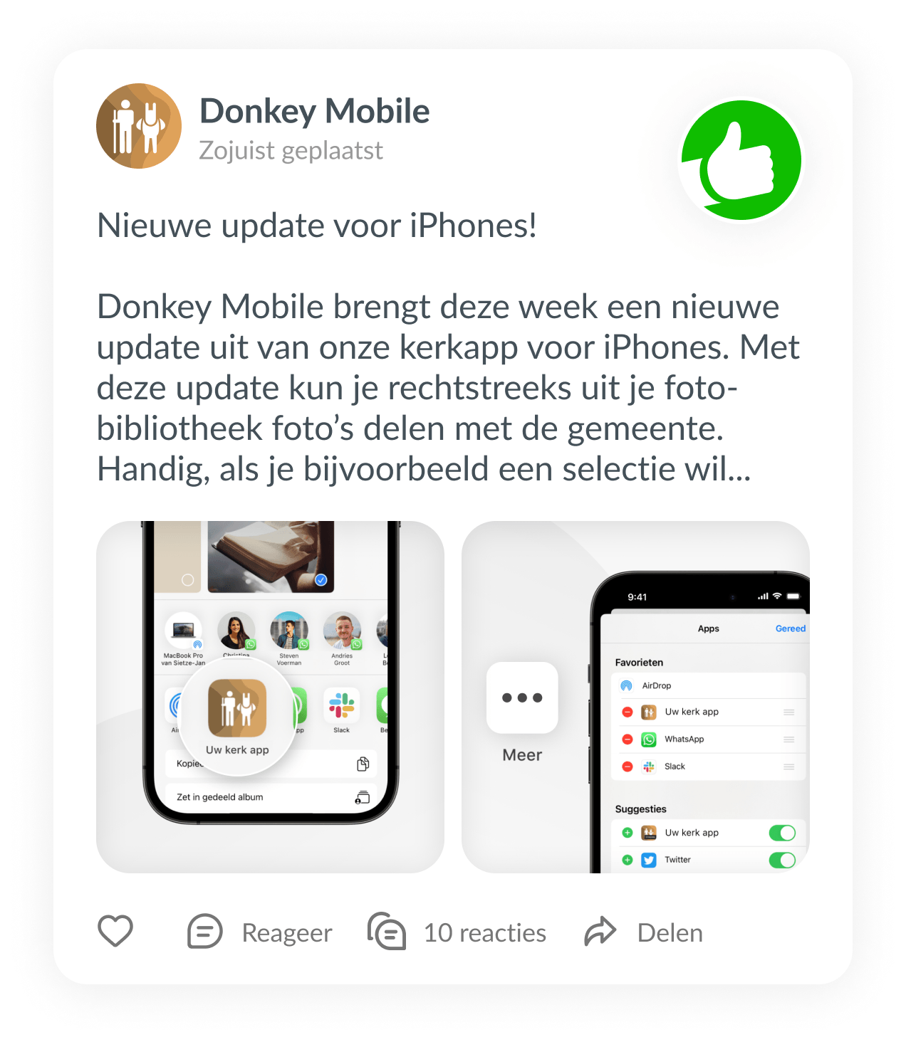screenshot kerkapp