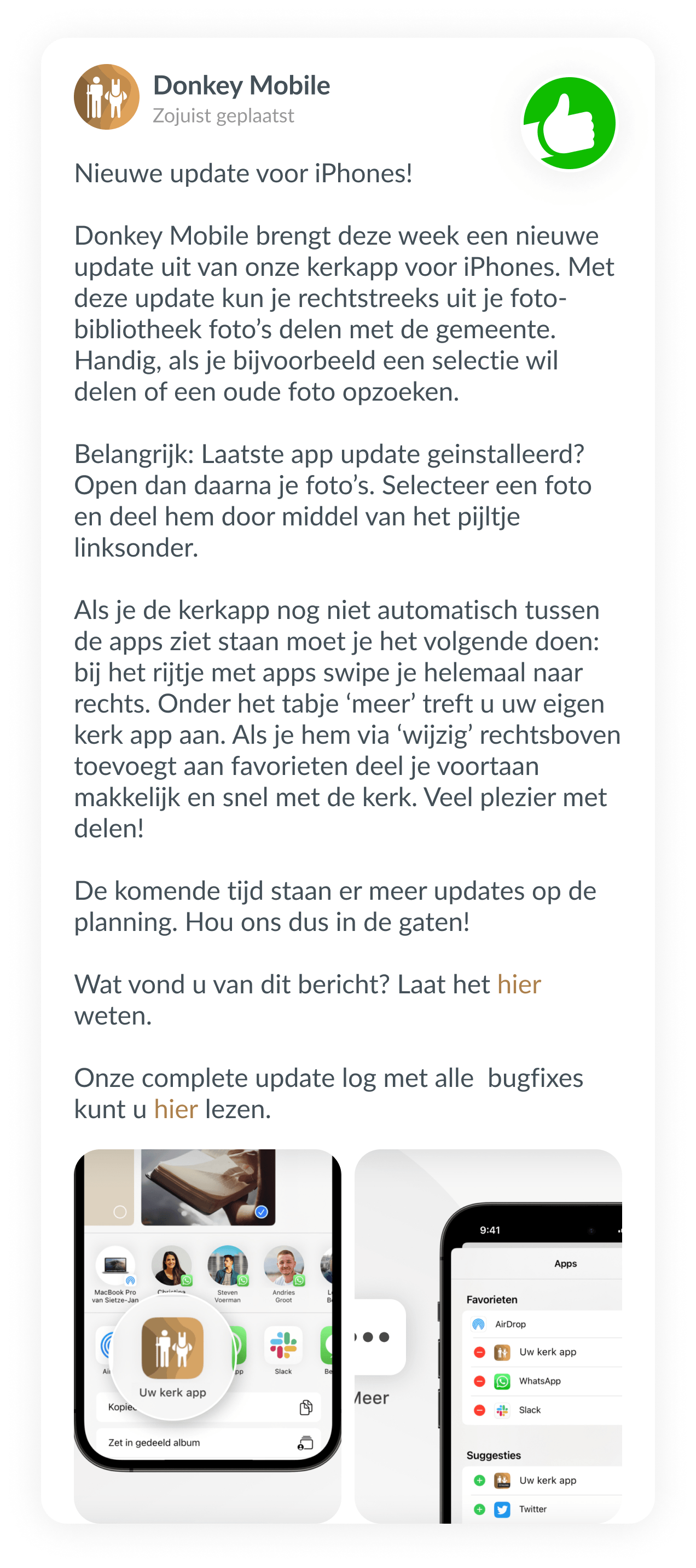 screenshot kerkapp