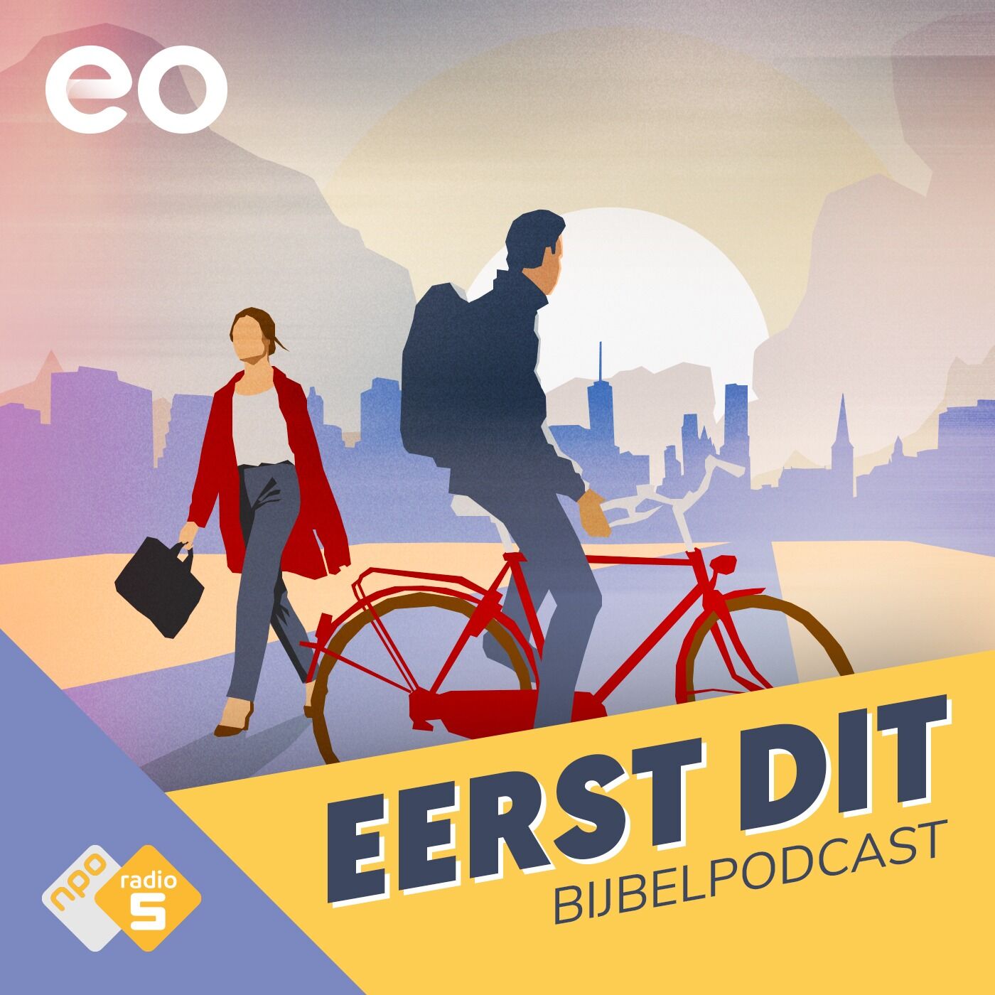 Eerst Dit podcast logo voor toevoegen aan inspire feed in kerkapp