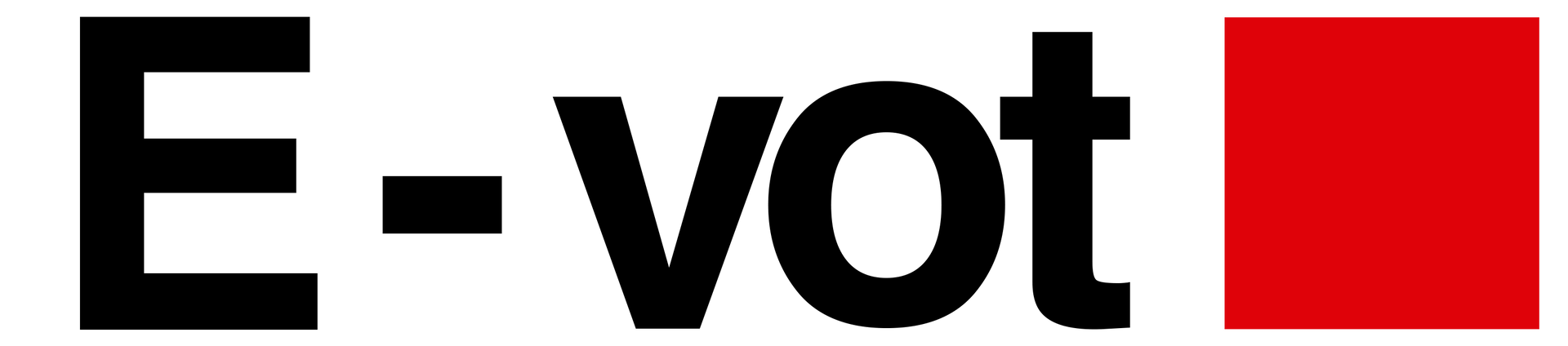 Logo E-vot