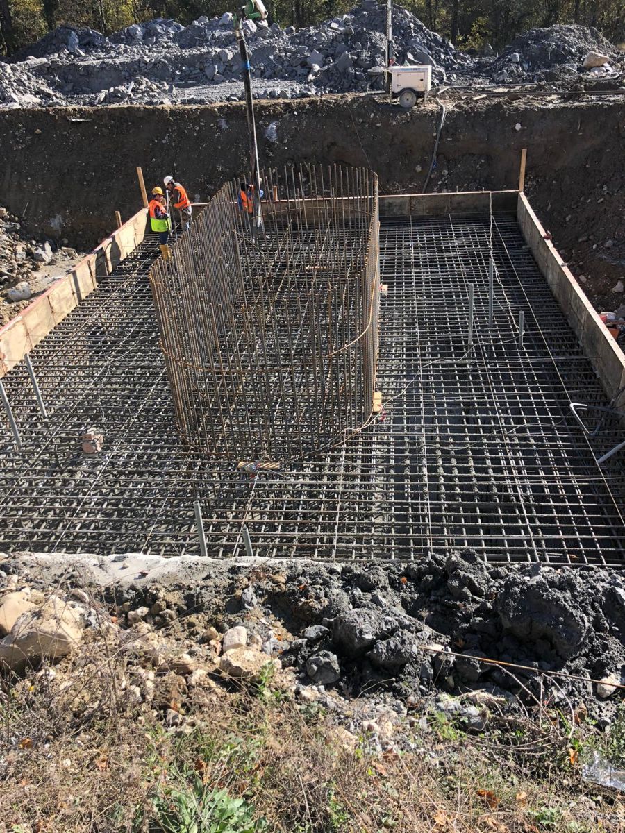 lavori per la costruzione di un edificio