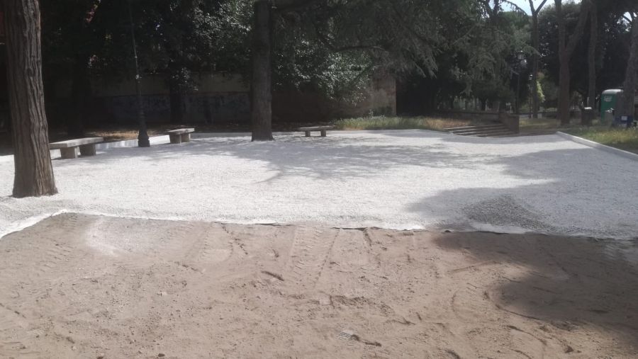 scavo per la realizzazione di strade