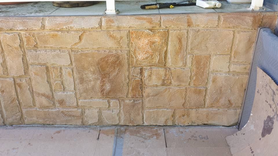 Thurston County WA decorative concrete wall installation