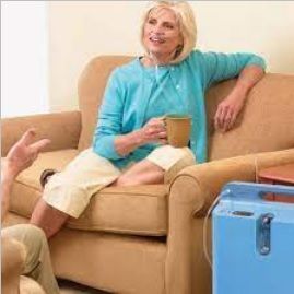 Concentrador de oxígeno de 5 litros Marca Philips Respironics Modelo Everflo Opi