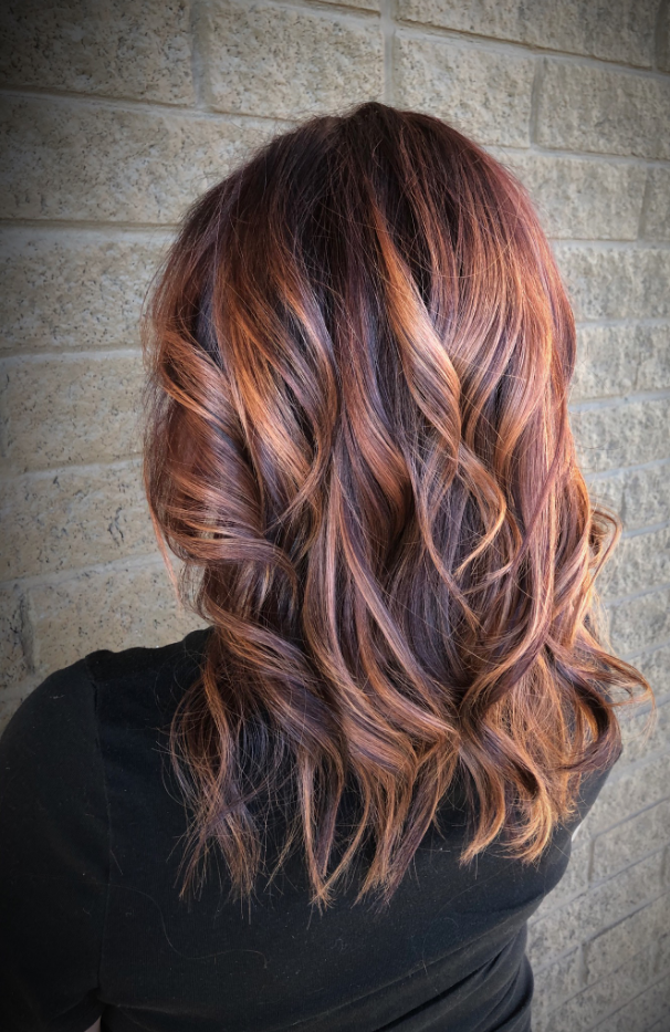 Brown Curly Long Haircuts - Mesa, AZ - Divine Hair Design