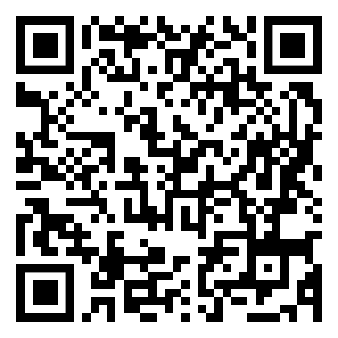 A black and white qr code on a white background.