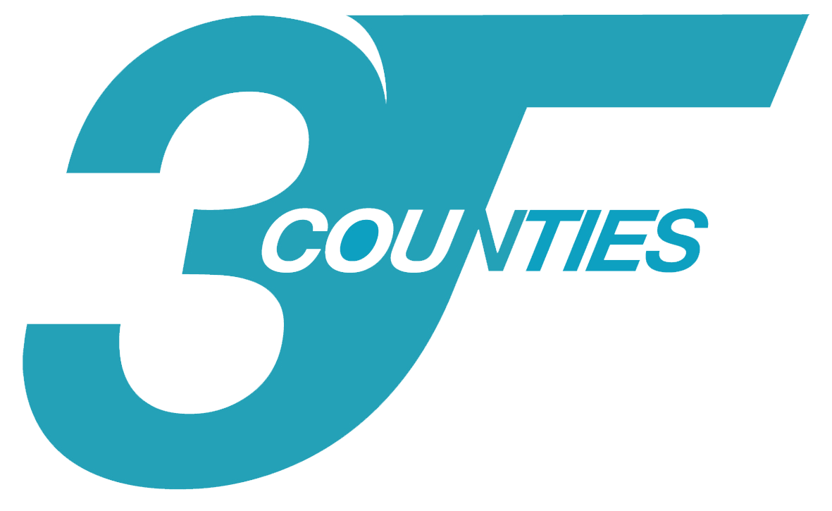 three counties fuel logo naviagtion