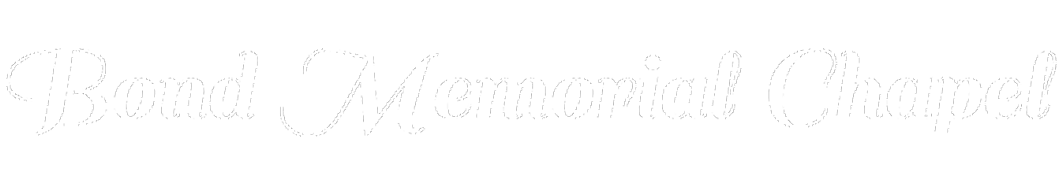 Bond Memorial Chapel Logo
