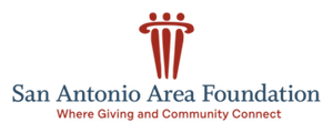 The logo for the san antonio area foundation where giving and community connect