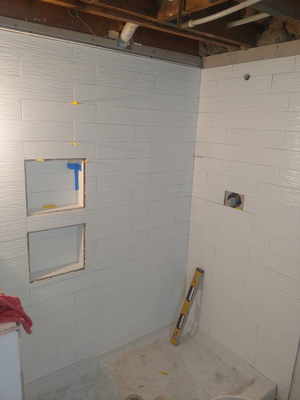 Restroom Renovation — Fixing Cladding wall in Allenstown, NH