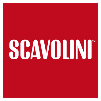 Il logo della scavolini è su sfondo rosso