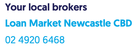 The logo for your local brokers loan market newcastle cbd