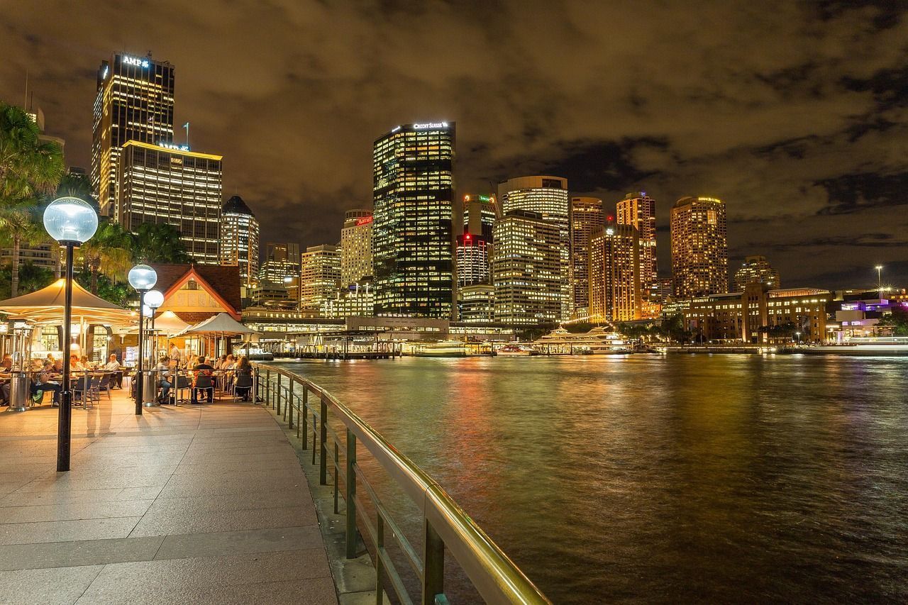 Night view of Sydney, NSw.