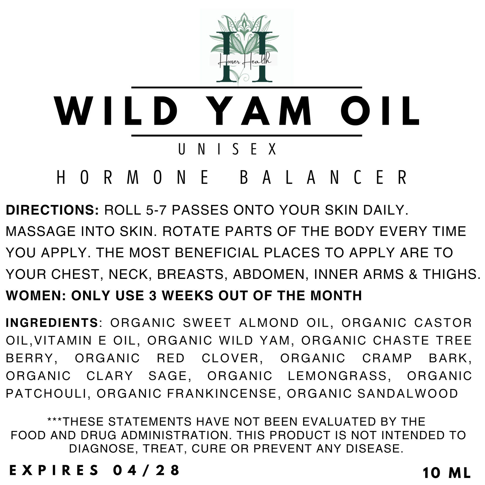 Wild Yam Oil