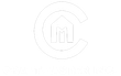 Faint monochrome circular logo with a stylized “M” in the center on a white background