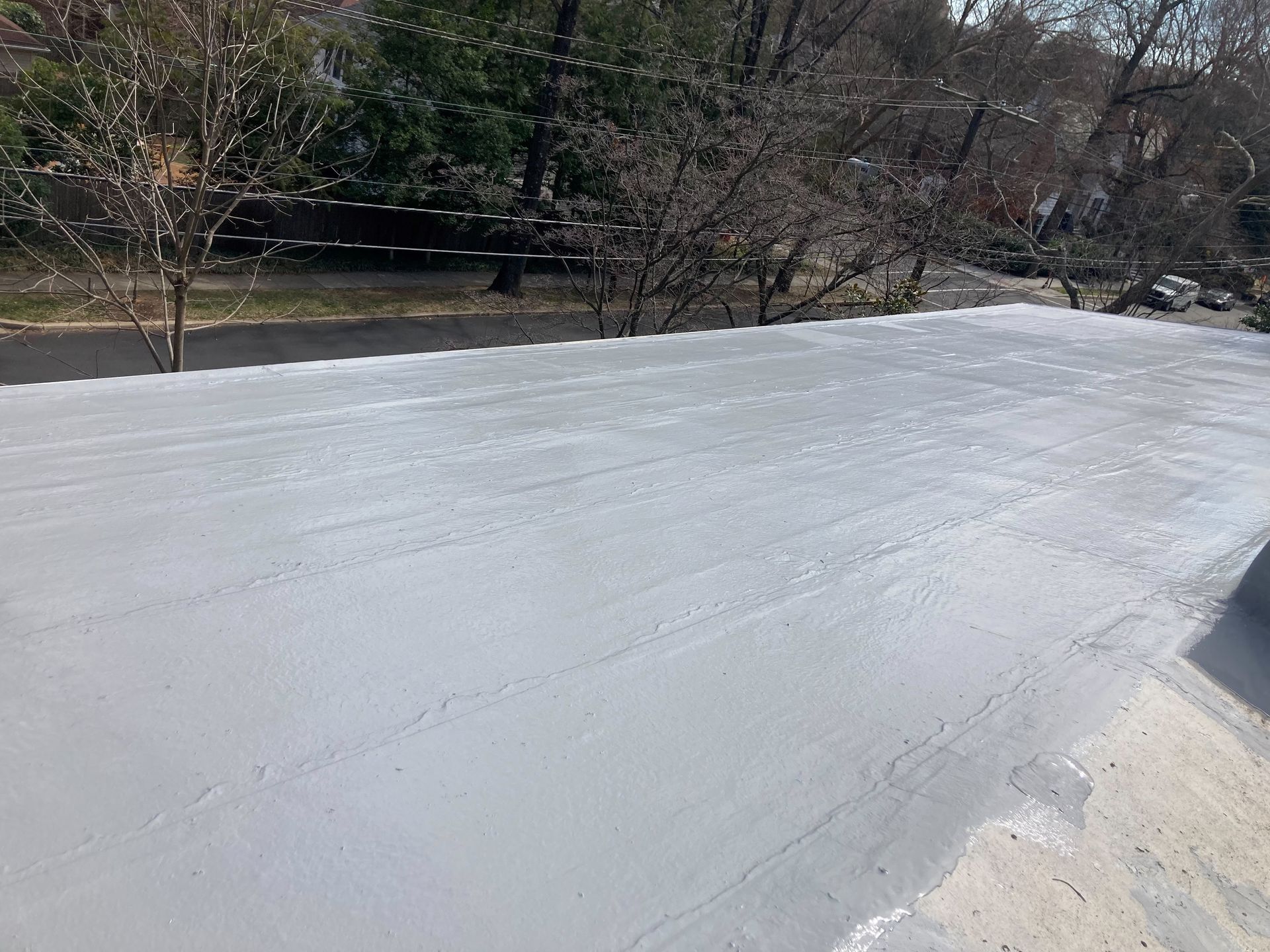 Roof Coating Side View — Winter Garden, FL — Sun State Roofing LLC