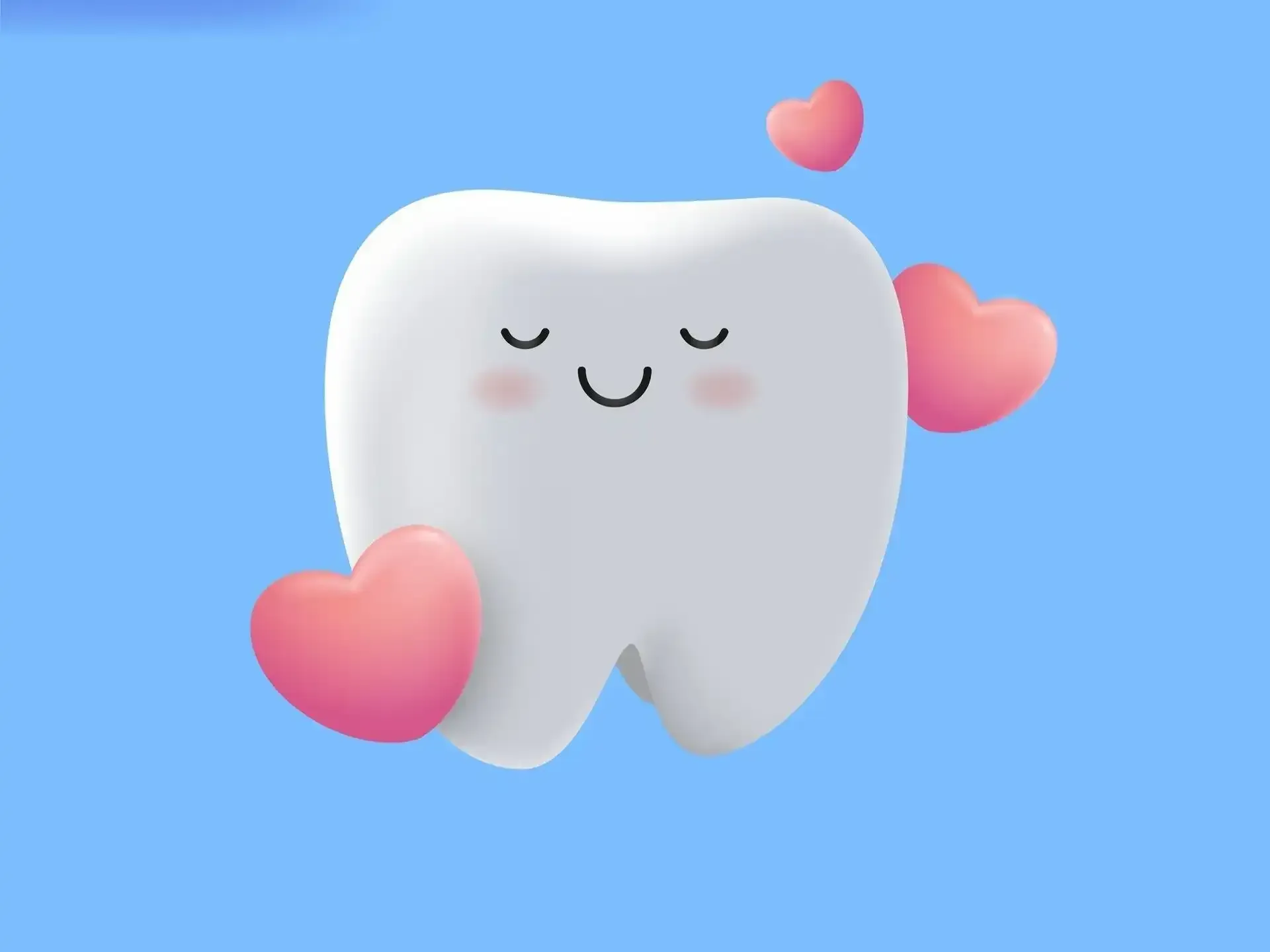 Happy tooth graphic