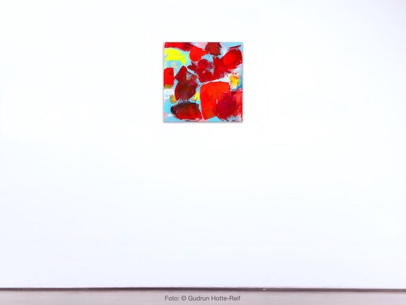 Bildnummer 03520, Ohne Titel, Maße 50 x 50 x 3 cm, Öl, Acryl auf Leinwand, Gudrun Hotte-Reif 2026