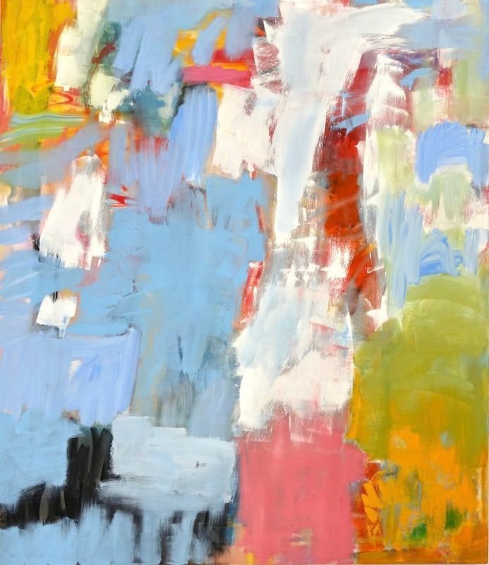 Bildnummer 4533, Oxygen, Maße 140x120x4cm, Öl auf Baumwolle, Gudrun Hotte-Reif 2024