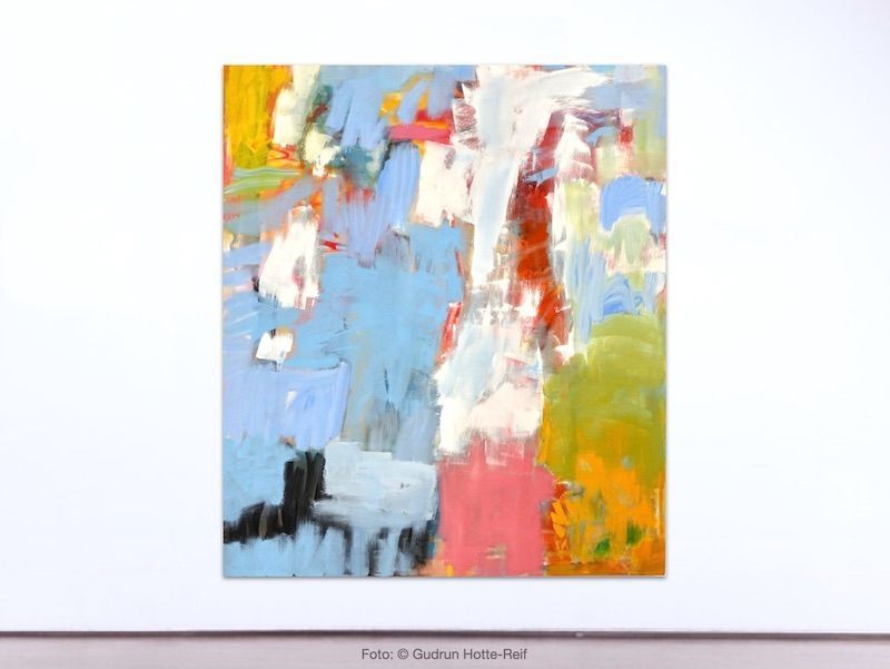 Bildnummer 4533, Oxygen, 140x120x4cm, Öl auf Baumwolle, Gudrun Hotte-Reif 2024