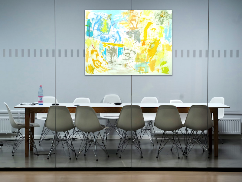 Bildnummer 3321, Ohne Titel, Öl auf Leinen, Maße 150 x 200 x 2 cm, Gudrun Hotte Reif 2024