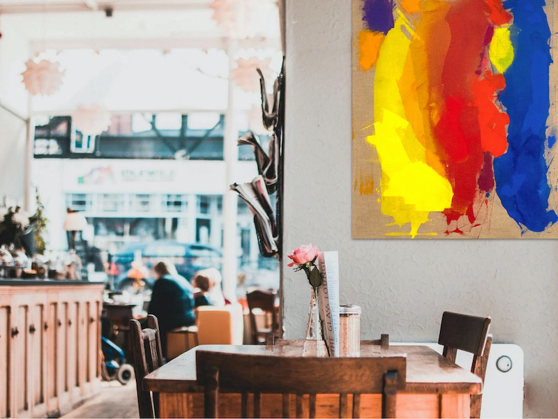 Bildnummer 4685, Ohne Titel, Acryl auf Leinwand, Maße 120 x 100 cm, Gudrun Hotte-Reif 2021