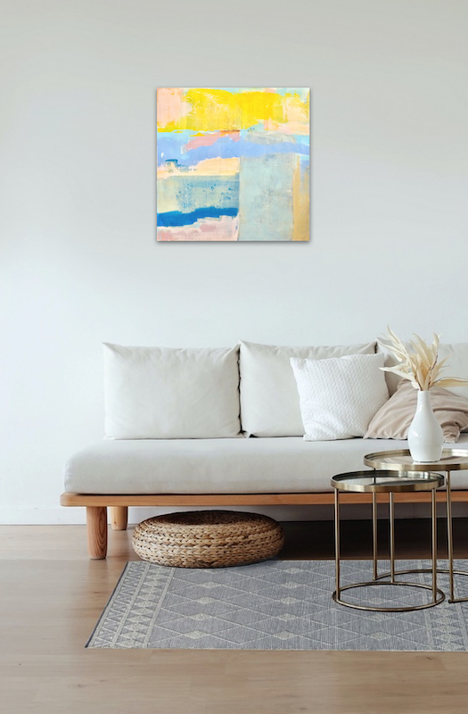 Bildnummer 4722, Ohne Titel, Acryl auf Leiwand, Maße 80 x 80 cm, Gudrun Hotte-Reif 2021