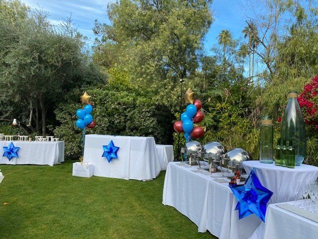 Balloons with outside event