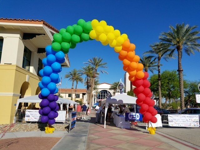 Rainbow arch