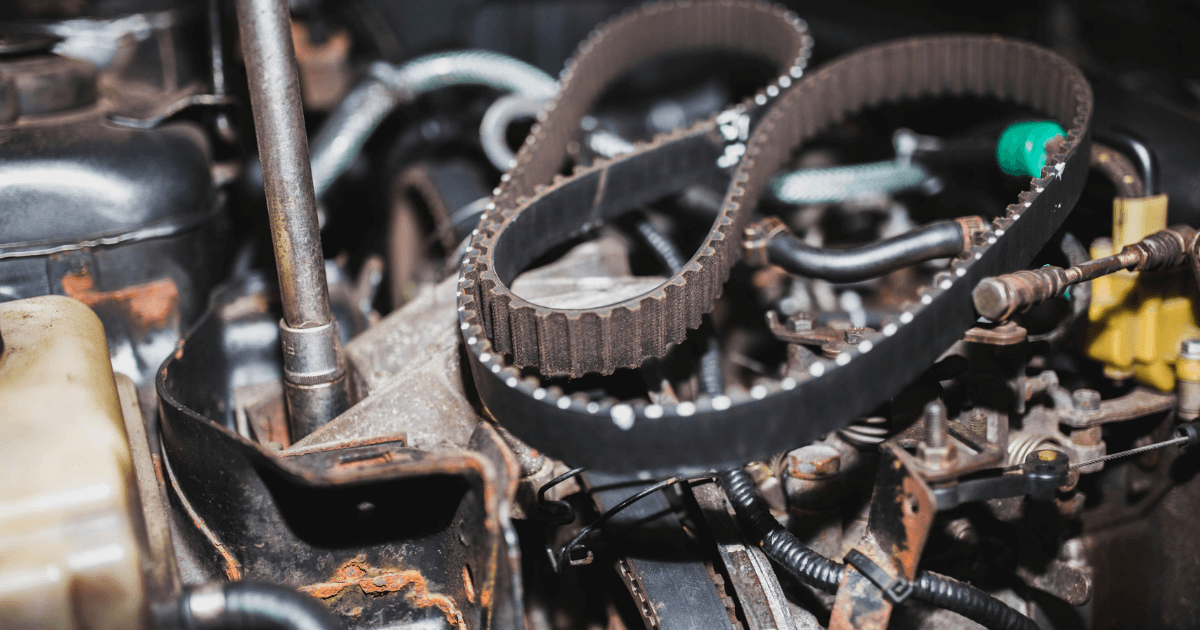 serpentine belt needing replacement