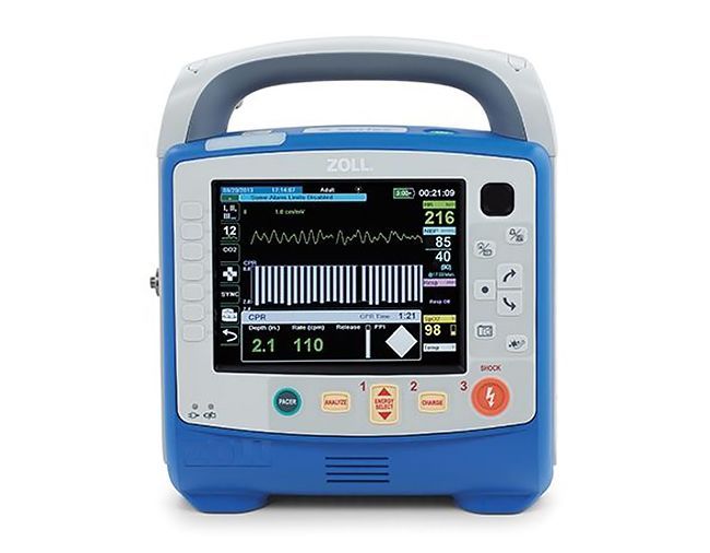 Monitor defibrillatore Zoll X Series ricondizionato completo di tutti i moduli  ed ecg a 12 derivazioni. Ricondizionato