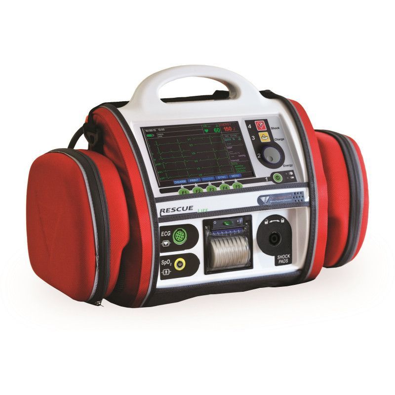 Monitor Defibrillatore Rescue Life  completo ecg 12 derivazioni