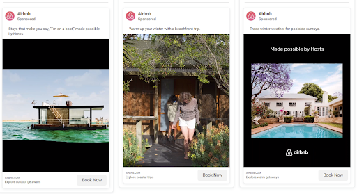 contoh facebook ads airbnb