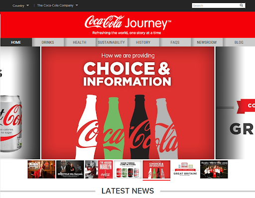 contoh content marketing coca cola