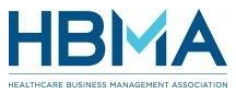 The logo for the healthcare business management association.