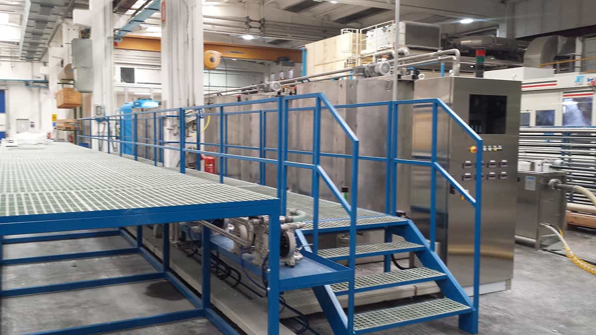 pedana di uno stabilimento industriale