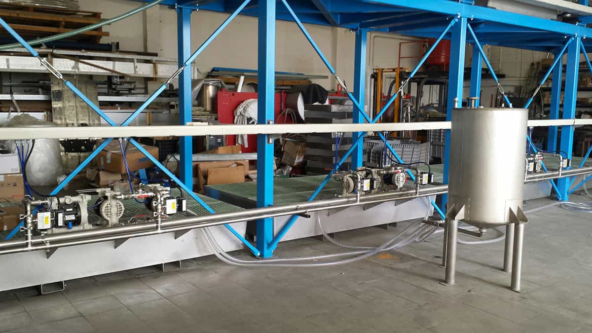 installazione di dispositivo industriale