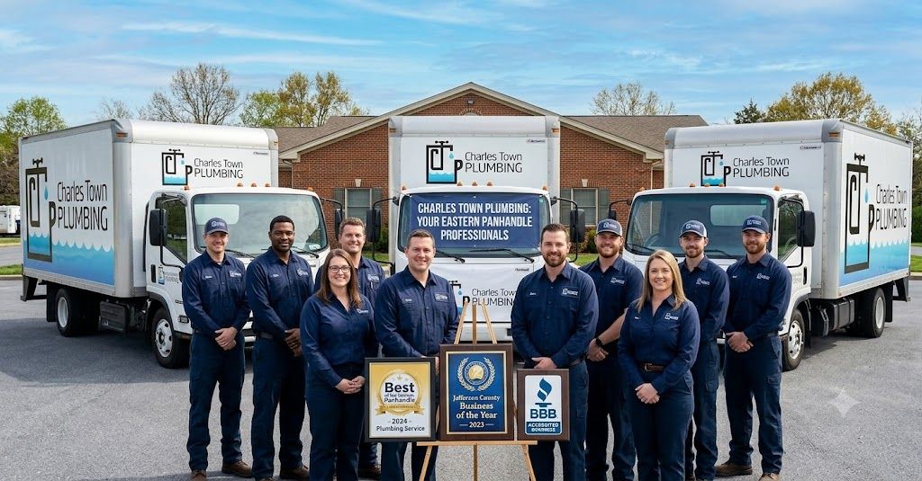 Charles Town Plumbing voted #1 four consecutive years serving the Eastern Panhandle
