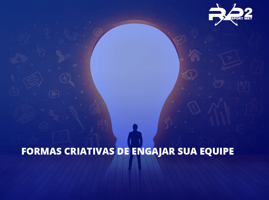 Silhouette of a person standing in a lightbulb-shaped opening, with the text