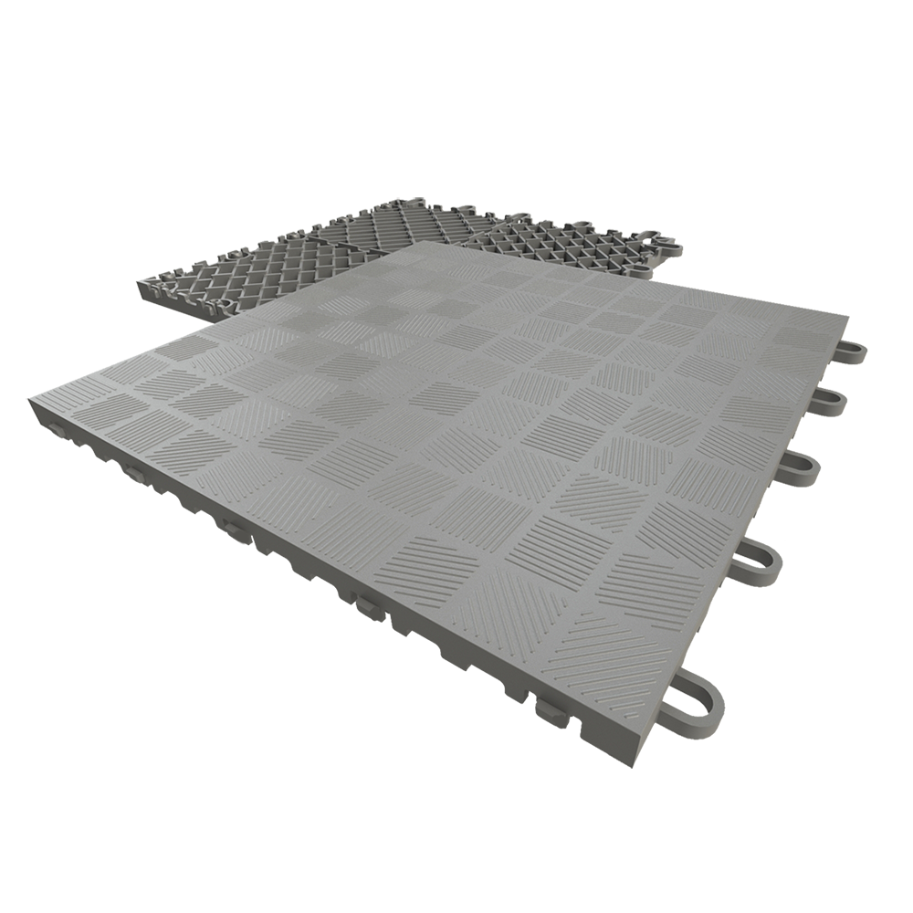 Piso modular rígido easydeck® SOLID para espacios como servitecas y talleres 
