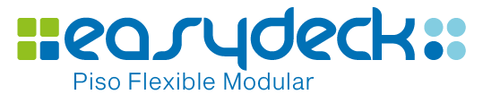 logotipo easydeck piso flexible modular.