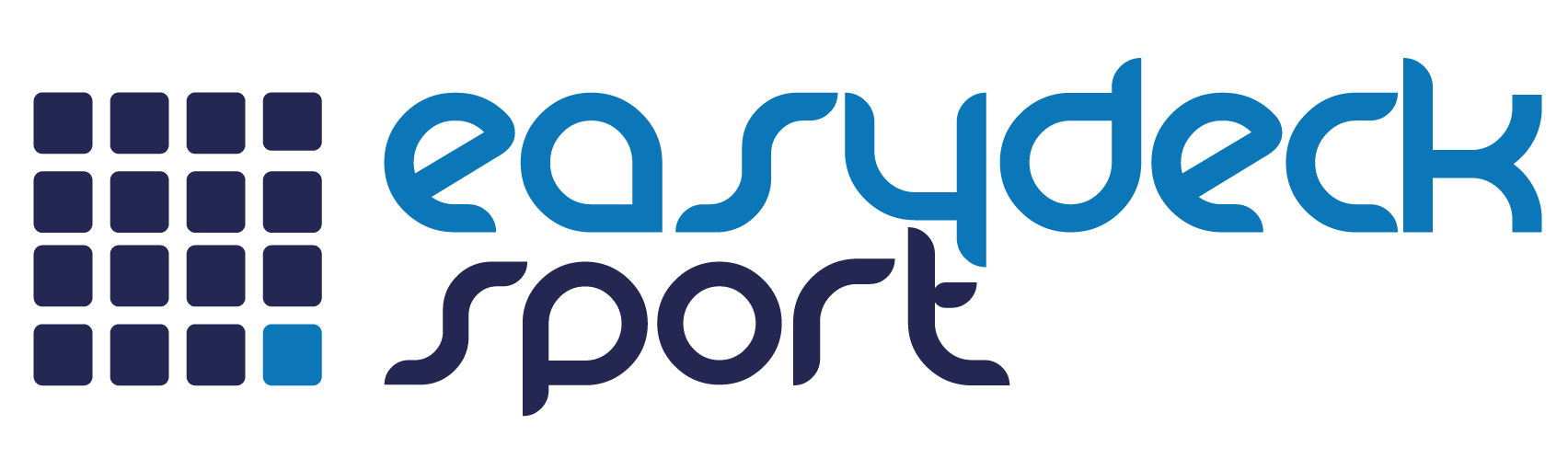 logotipo a color de easydeck® sport para gimnasios